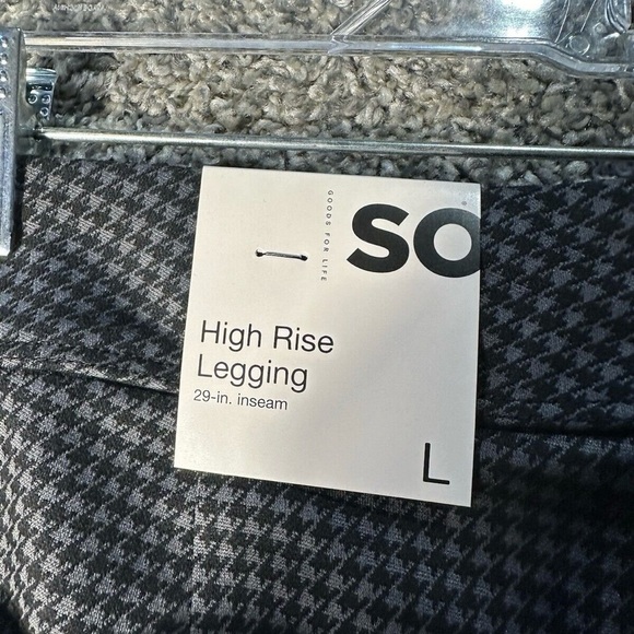 Juniors SO High Rise Ponte Pants SZ Large NWT - Picture 7 of 7